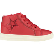 A DEE - Star High Top Lace Trainer - Red