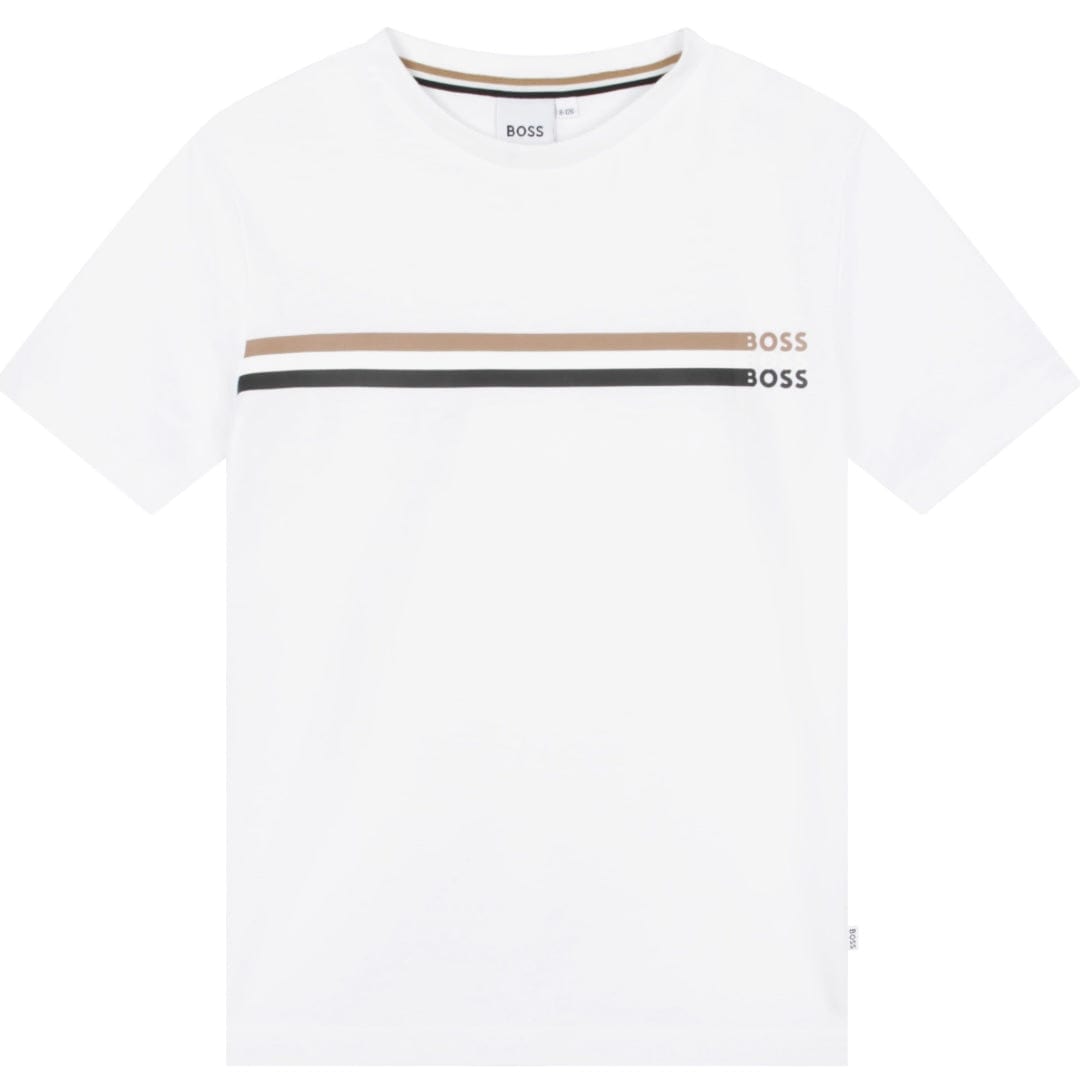 HUGO BOSS - Stripe Tee-Shirt - White
