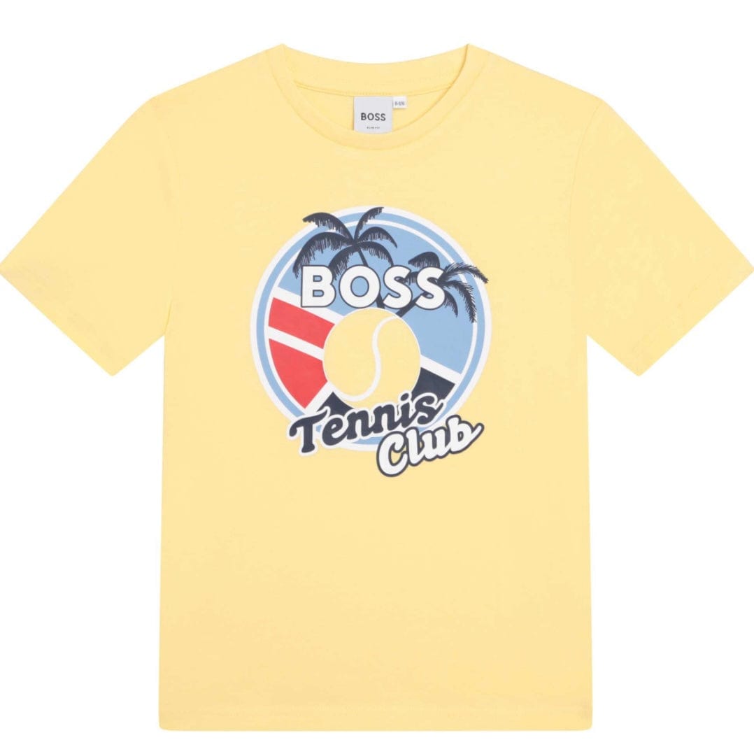 HUGO BOSS - Tennis Tee-Shirt - Yellow