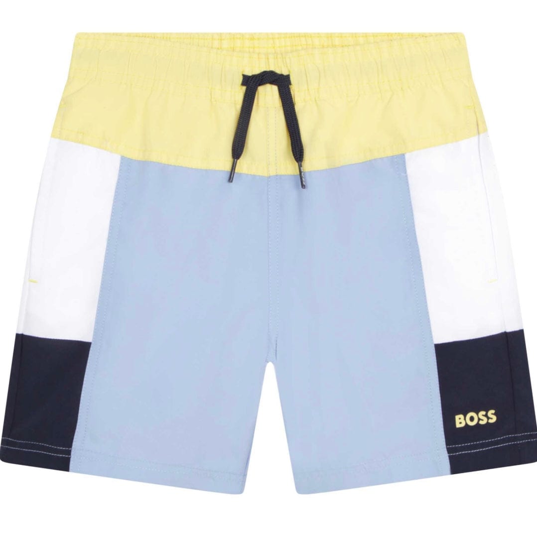 HUGO BOSS - Colour Block Swim Short - Blue