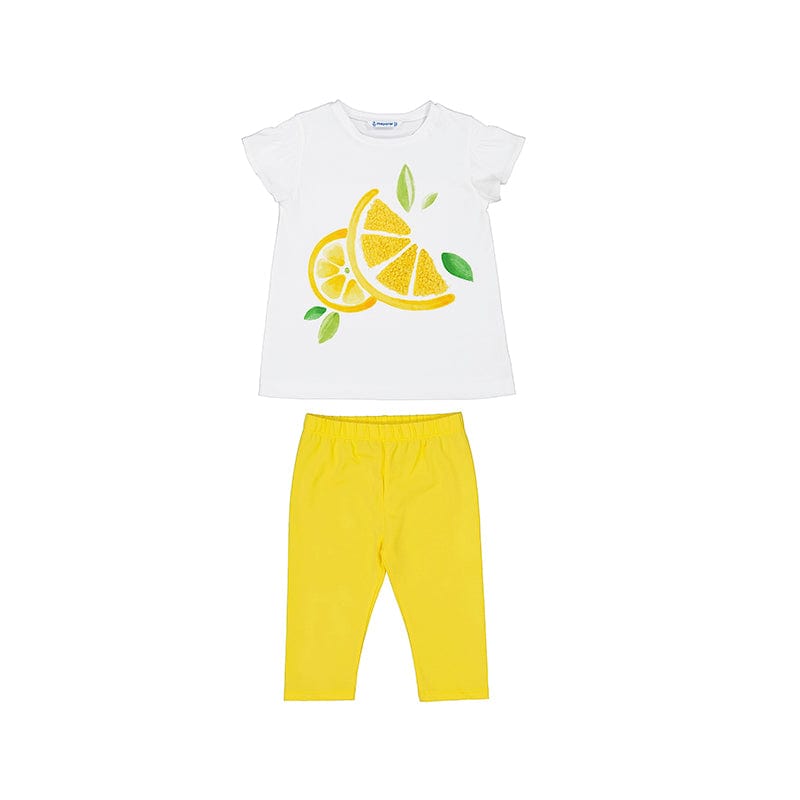 MAYORAL - Lemon Slice Legging Set - Yellow