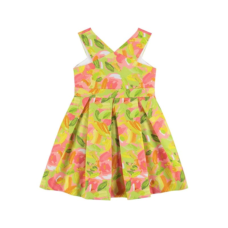 MAYORAL - Printed Dress - Lime