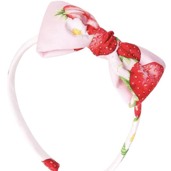 BALLOON CHIC - Strawberry Print Hairband - Pink