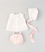 COCOTE - Three Piece Ribbon Dress Set - Pink