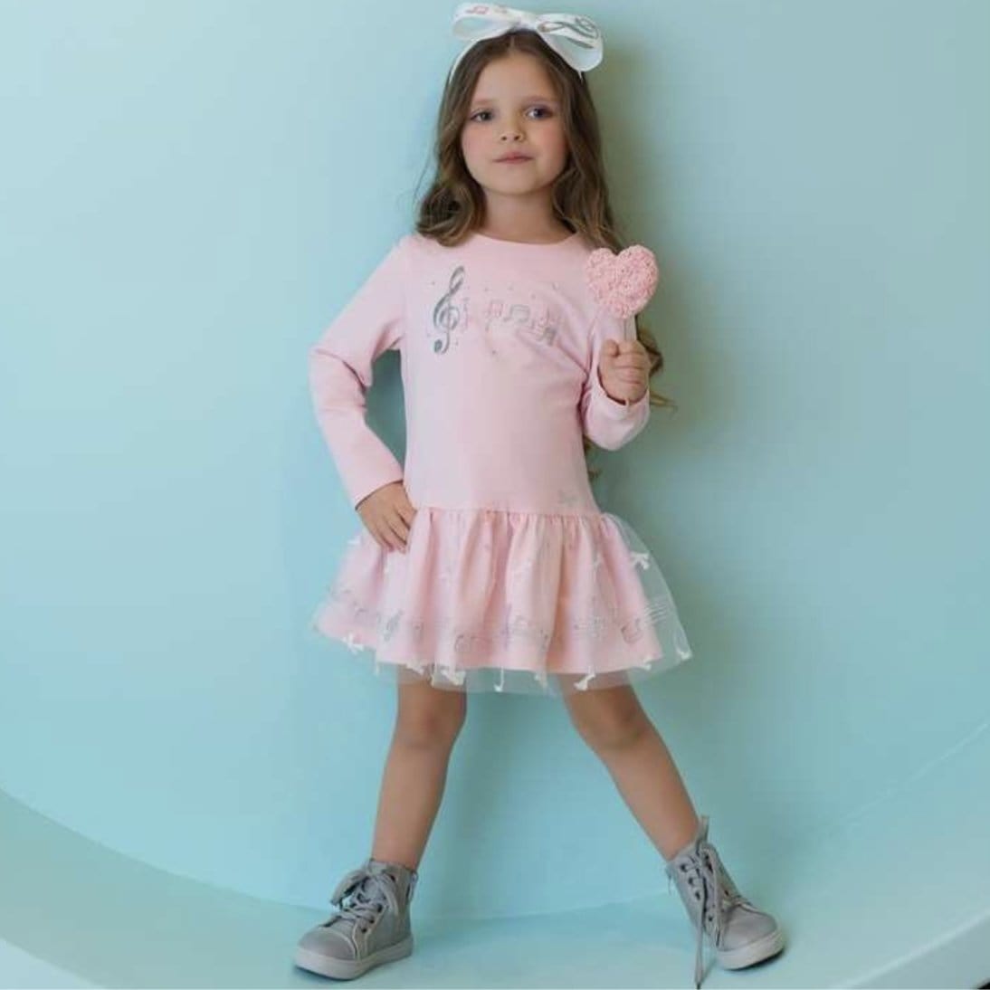 Daga - Musical Jersey Tutu Dress - Pink