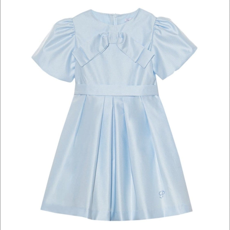 PATACHOU BABY BLUE SATIN DRESS