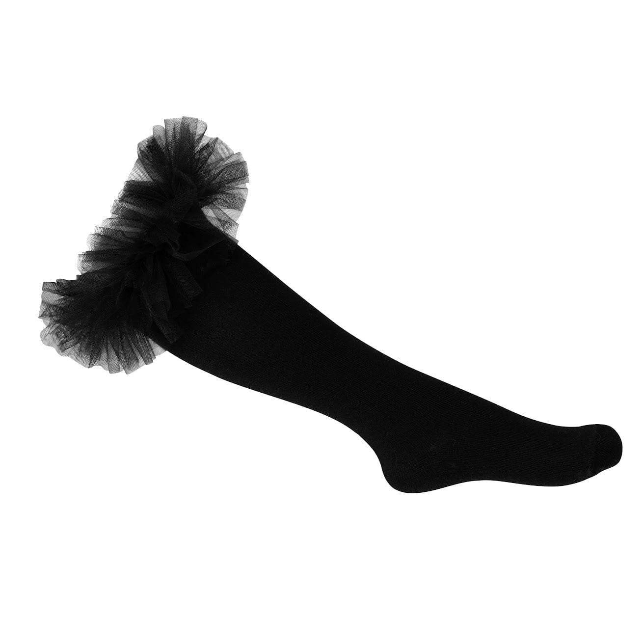 Daga - Rainbow Girl Tutu Socks - Black