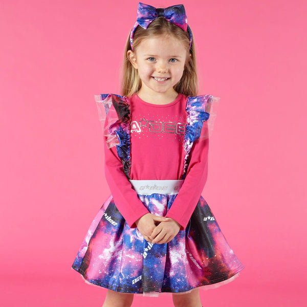 A DEE - Starla Galaxy Skirt Set - Pink Glaze