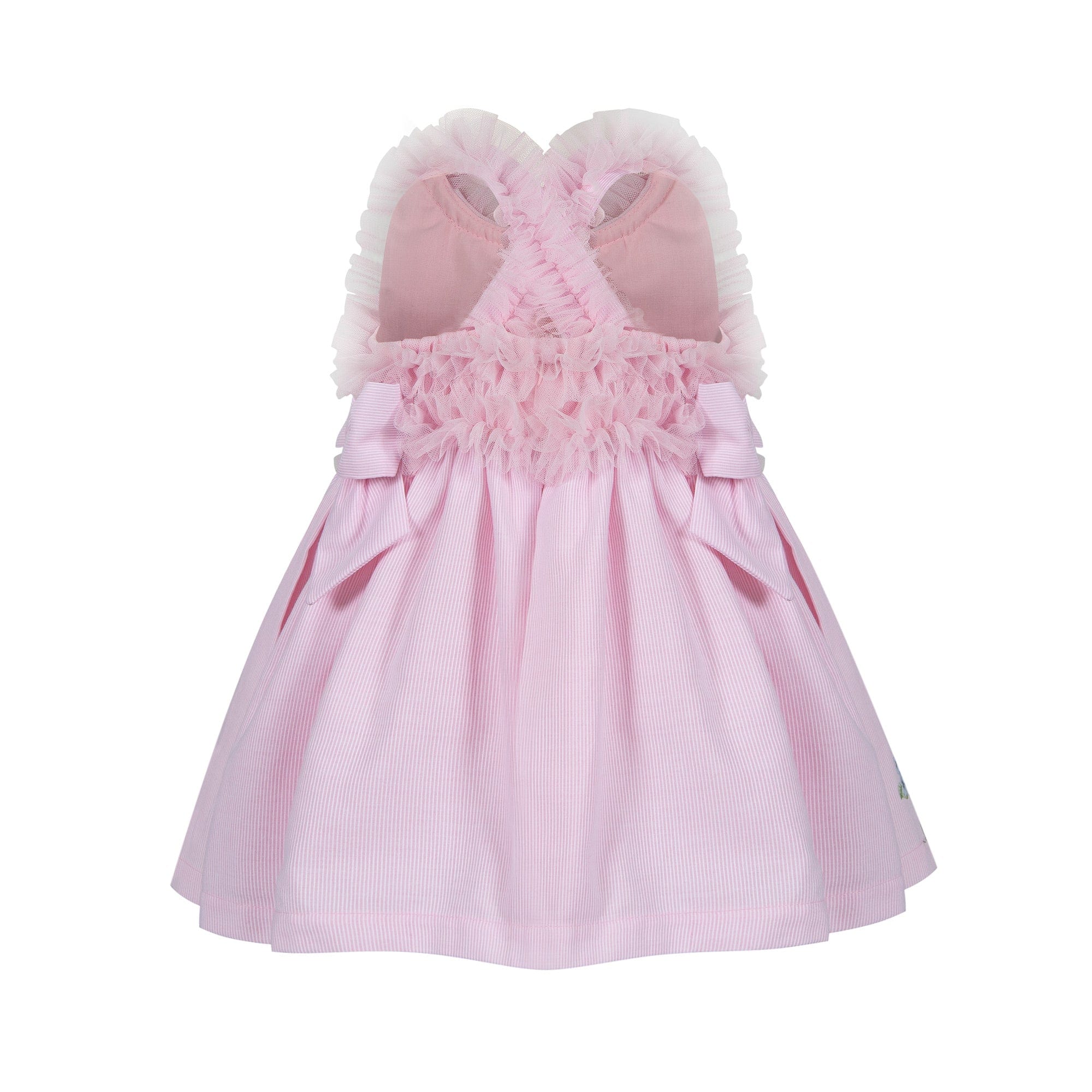 LAPIN HOUSE - Tulle Cross Back Dress - Pink