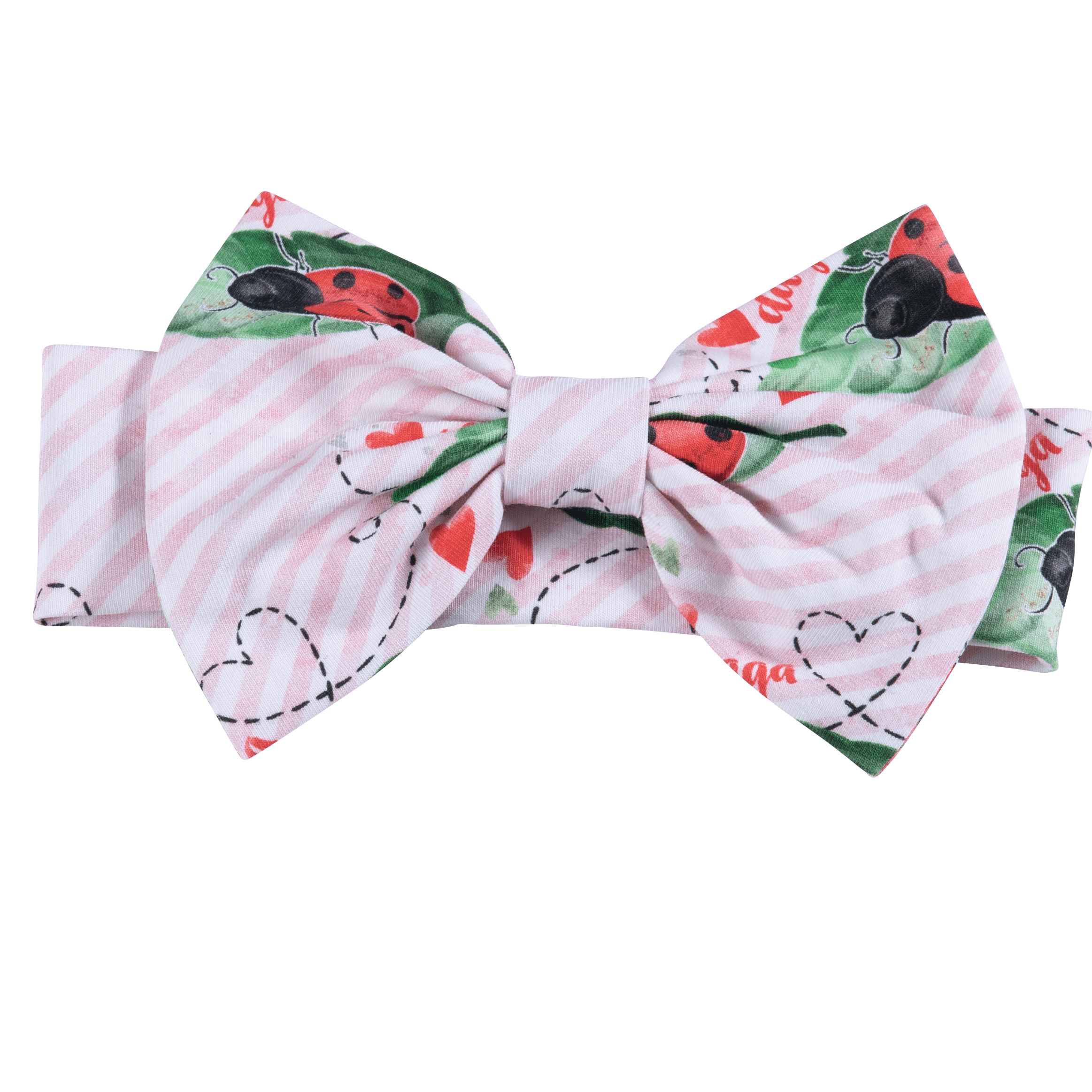 Daga - Crazy Ladybirds Soft Hairband - White