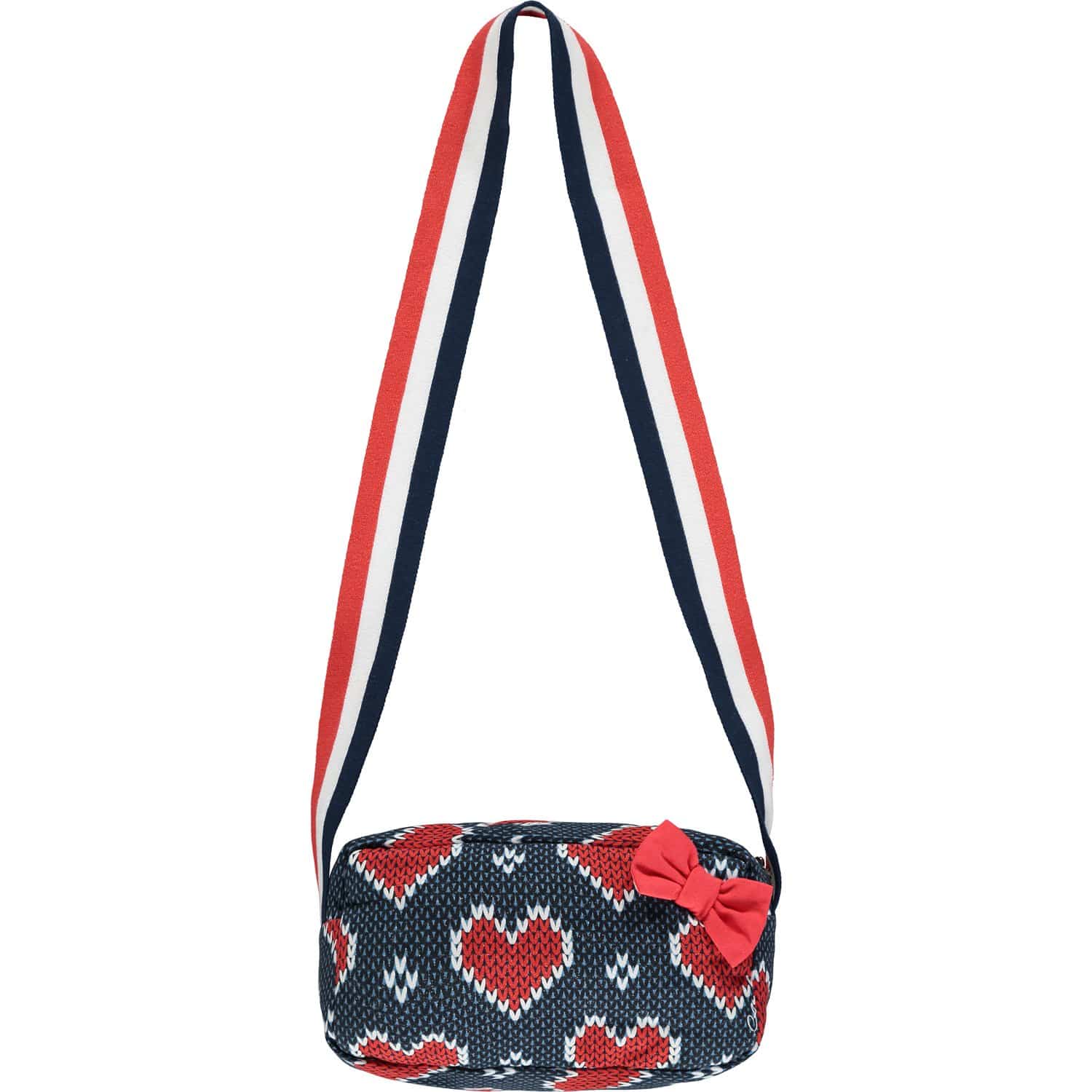 A DEE - Knitted Heart Bag - Navy