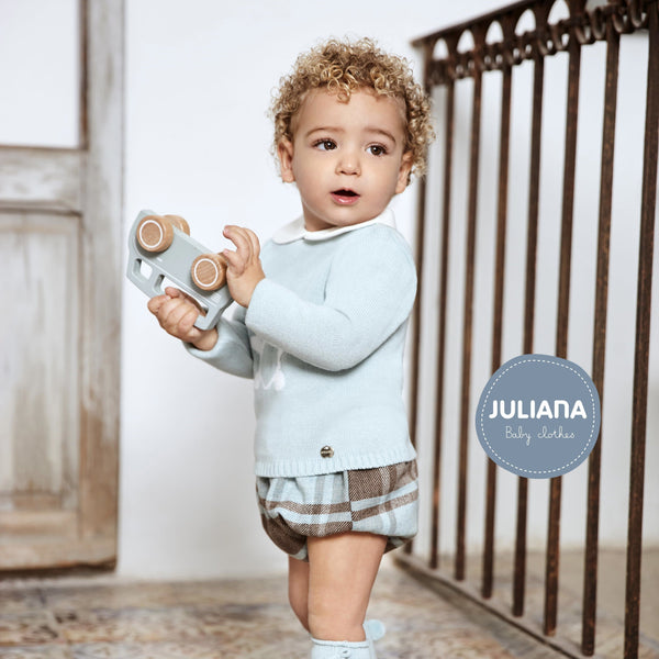 Juliana - Two Piece Teddy Set - Aqua