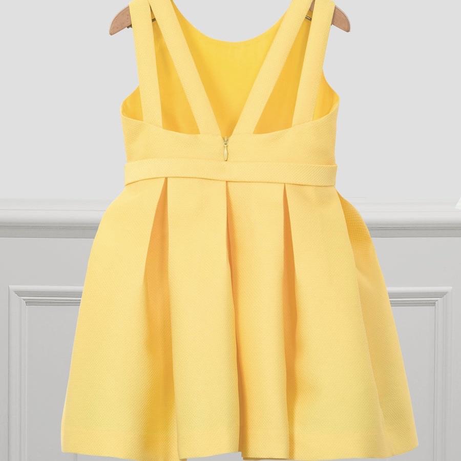 ABEL & LULA - Jacquard Dress - Yellow