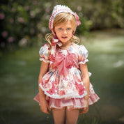 LA AMAPOLA - Abrojito Baby Dress & Bonnet