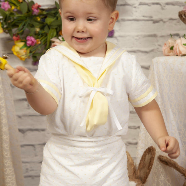 SONATA - Easter Sailor Short Set - Yellow