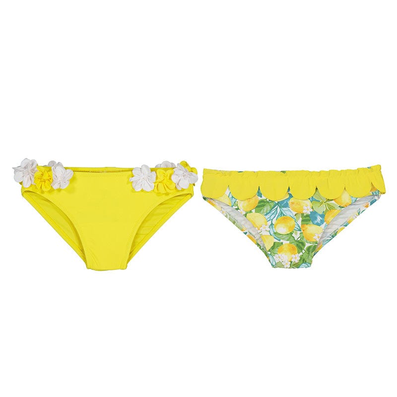 MAYORAL - Lemon Swim Knickers Twin Pack - Yellow