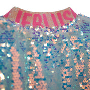 BILLIEBLUSH - Sequin Bomber Jacket - Iridescent