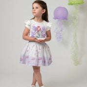 CARAMELO KIDS - Mermaid Skirt Set - Lilac