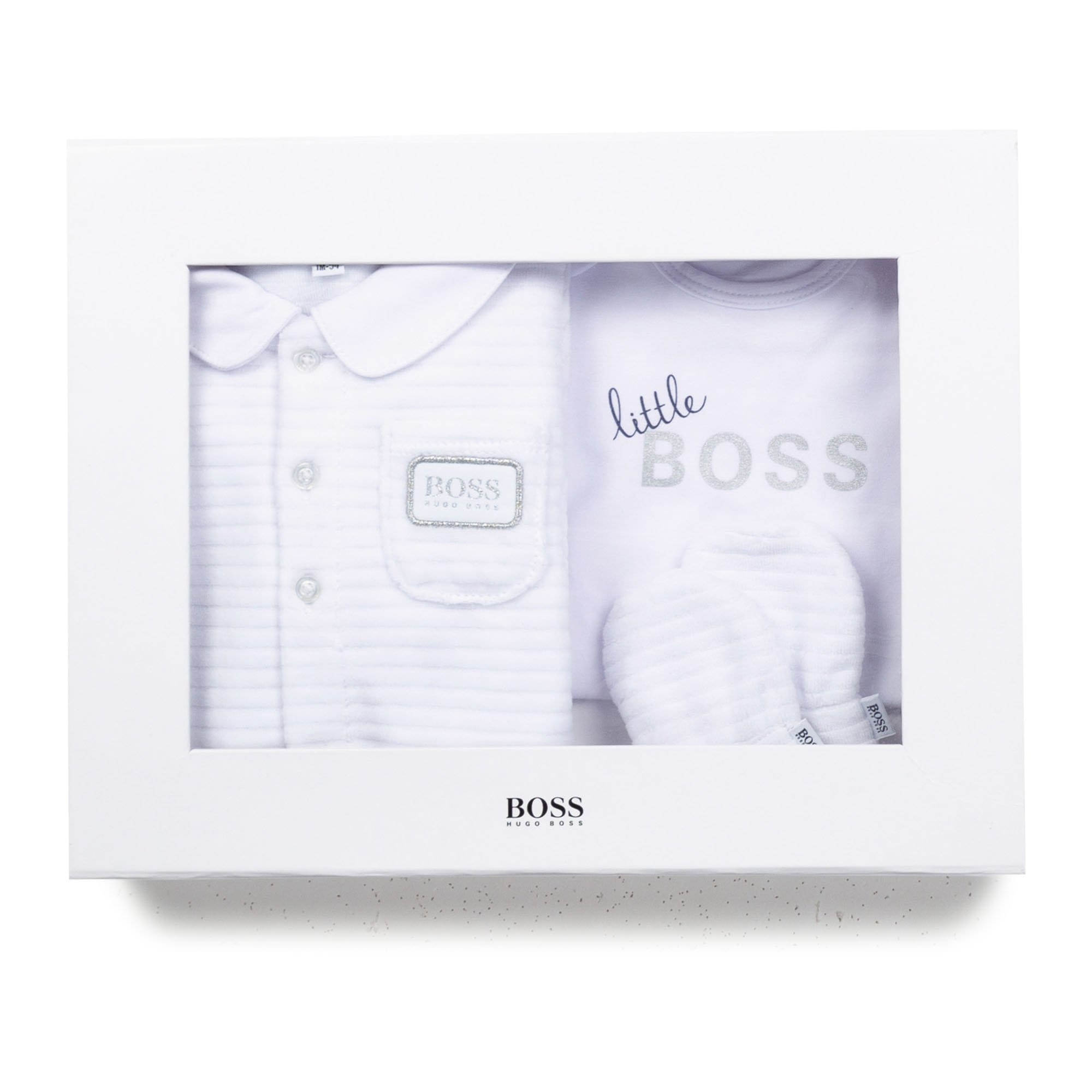 HUGO BOSS - Four Piece Pyjama Set - White