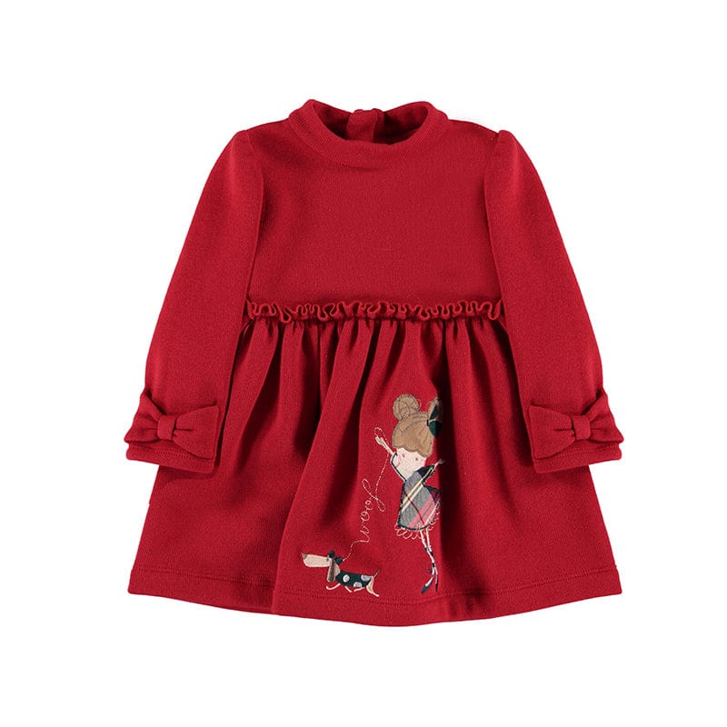 MAYORAL- Little Girl Dress - Red