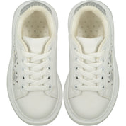 A DEE - Queeny Chunky Star Trainer - White