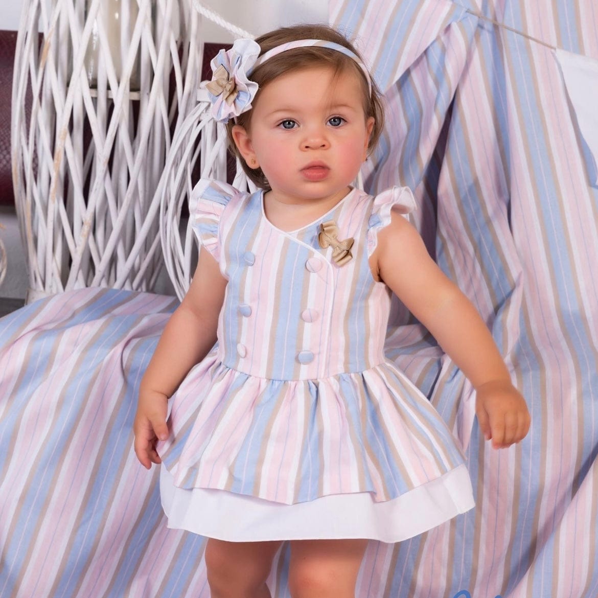 BABINE - Candy Stripe Dress - Multi
