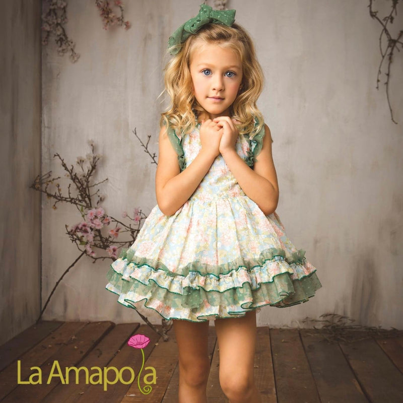 La Amapola - Cherry Mix Dress - Red