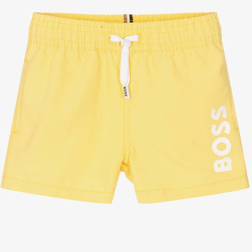 HUGO BOSS - Toddler Swim Shorts - Yellow