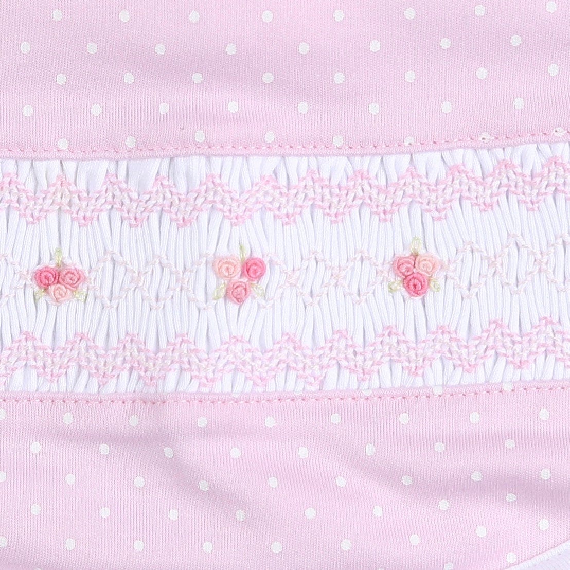 MAGNOLIA BABY - Layla Smocked Receiving Blanket - Pink