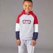 MITCH - Treviso Contrast Panel Hoody Tracksuit - Grey