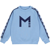 MITCH - Massachusetts Tape Sweatshirt Short Set - Light Blue