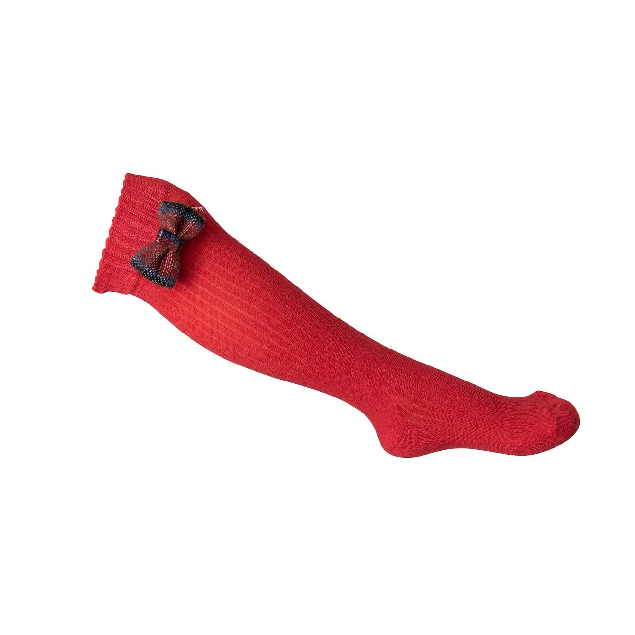 Daga - Waiting For Christmas Tartan Socks - Red