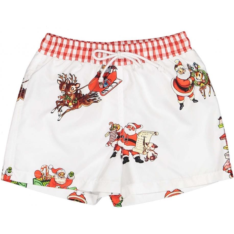 SAL & PIMENTA - Santa Swim Shorts